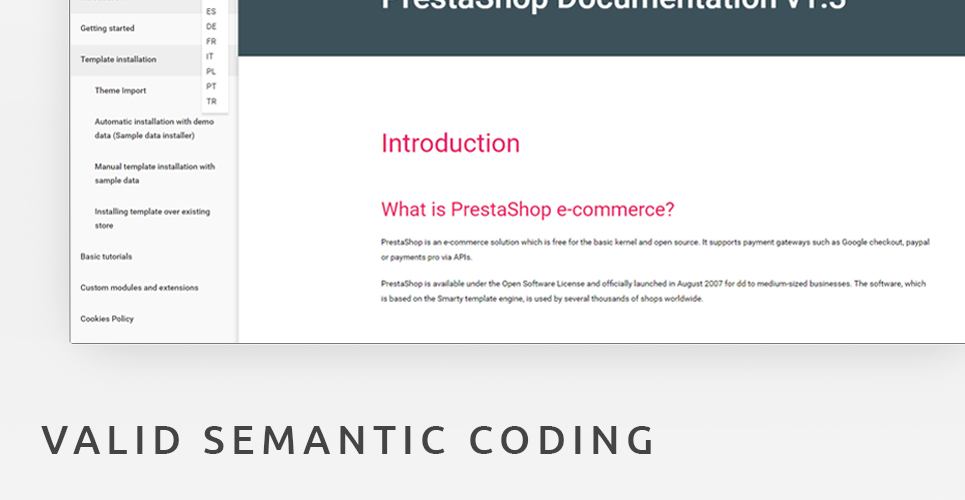 корпоративный дизайн тема prestashop