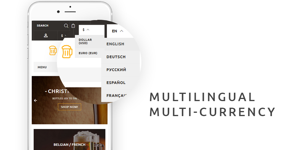 пивоварня отзывчивая тема prestashop