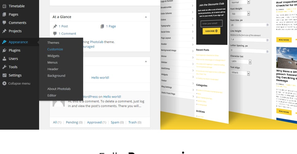 кровля отзывчивая тема wordpress