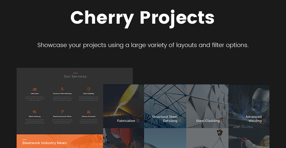 металлоконструкции и конструкции wordpress тема