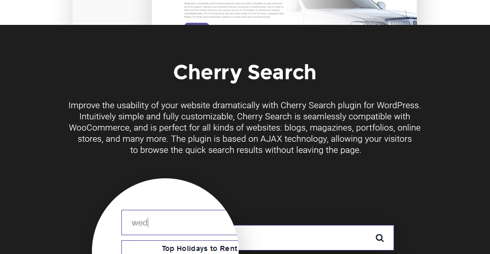 прокат лимузинов wordpress theme