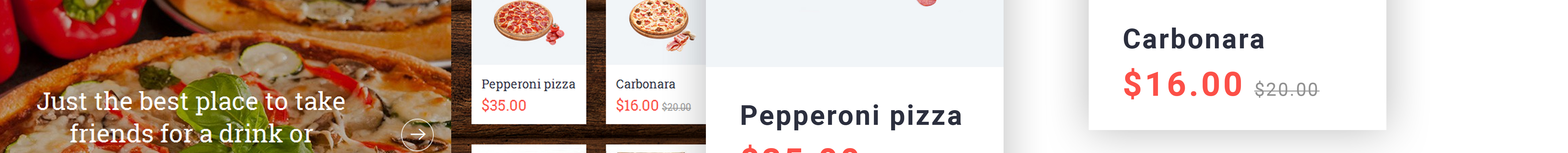 тема пиццерии prestashop
