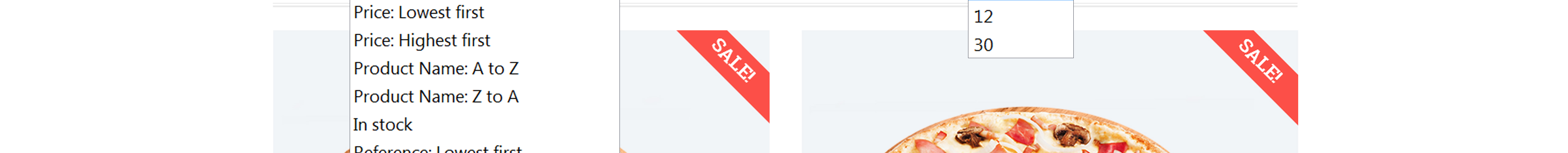 тема пиццерии prestashop
