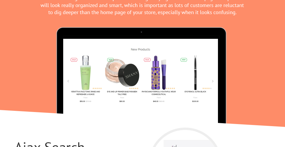 шаблон OpenCart cosmetorix