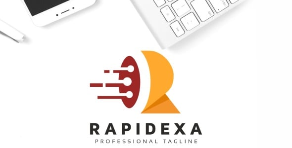 Шаблон логотипа на тему графика