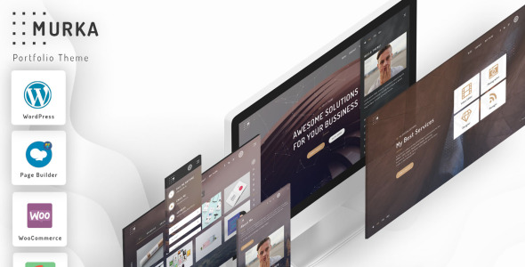 полноэкранный личный портфель wordpress тема
