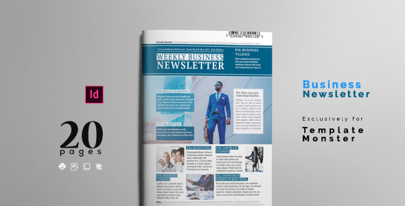 Magazine Template на тему графика