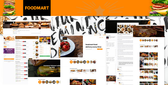 шаблон сайта foodmart