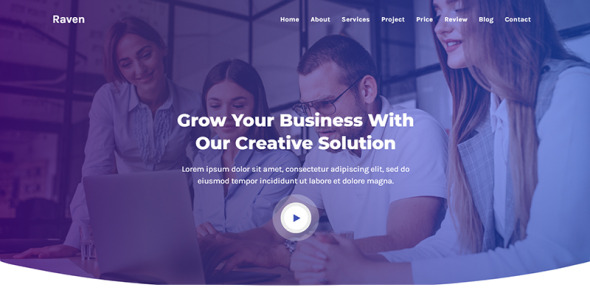 it solutions &amp; agency html landing page template