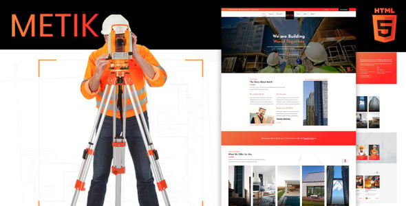 построение шаблона сайта html5