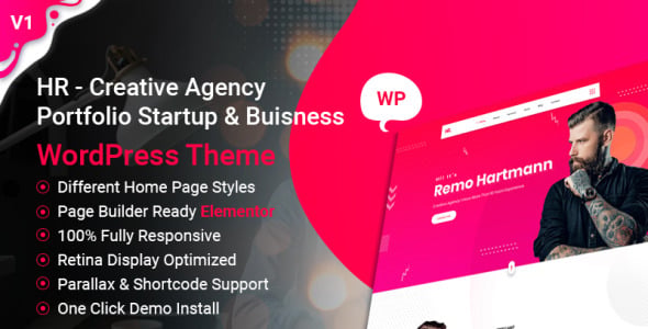 креативное агентство портфолио стартап и бизнес wordpress тема