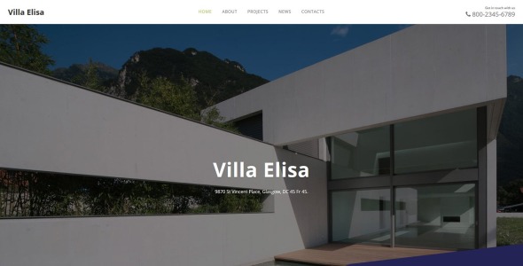 шаблон real estate moto cms 3