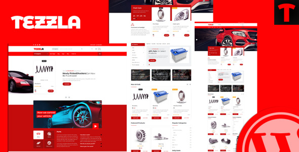 автомобиль и автомобильные аксессуары магазин wordpress тема