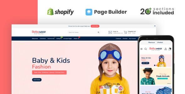 детская одежда магазин одежды shopify тема