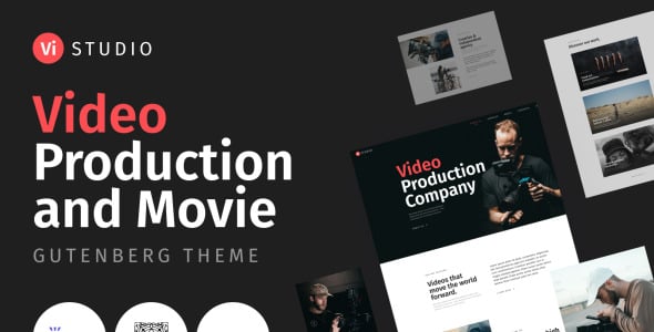 видео производство и фильм wordpress тема