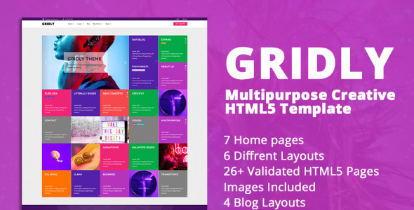 Multipurpose Creative HTML5 Website Template