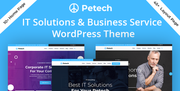 it-решение и бизнес - сервис wordpress тема