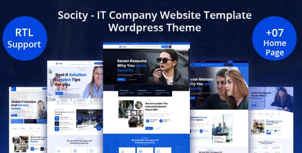 it компания шаблон сайта wordpress тема