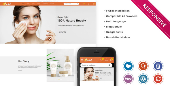 The Ladies Cosmetic Store WooCommerce Theme