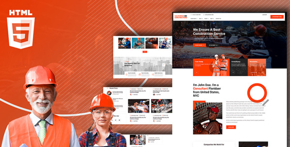 шаблон сайта fornia construction consultancy