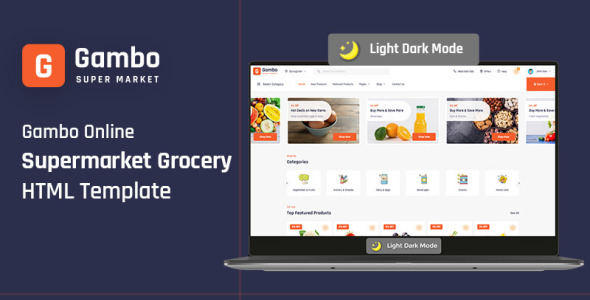 Online Grocery Supermarket HTML Website Template