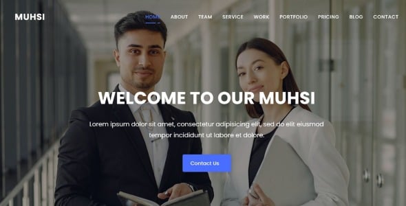 Muhsi Multipurpose Landing Page Template