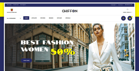 Fashion Store OpenCart Template