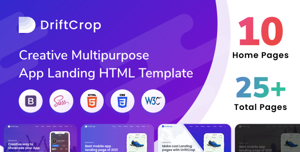 Clean Multipurpose Landing Page Template