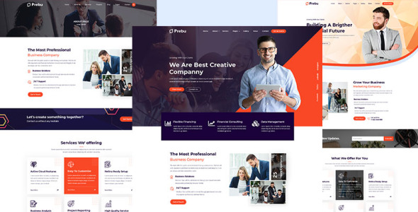 Multipurpose Business Consulting Agency HTML Website Template