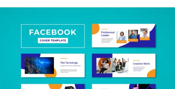Шаблон для соцсетей на тему графика