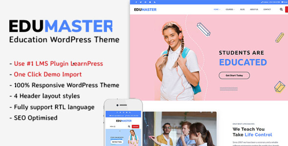 EduMaster WordPress Theme