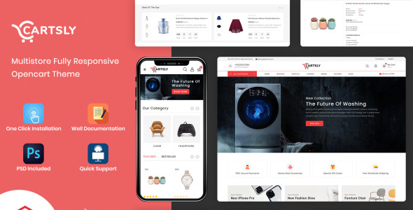 Purpose OpenCart Template