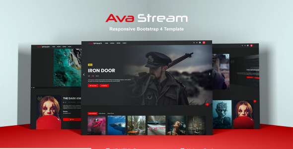 Movies &amp; Tv Shows Bootstrap 4 Template