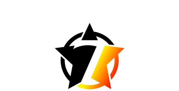 Шаблон логотипа на тему графика