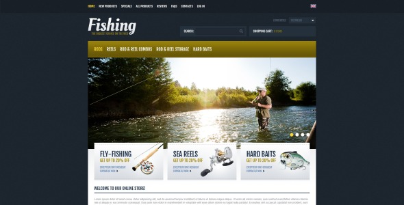 шаблон zencart fishing expert