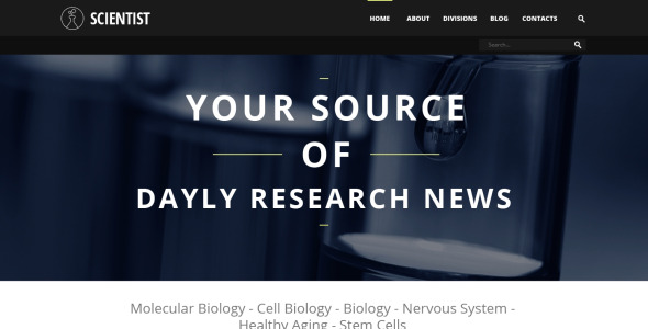 шаблон science organization joomla