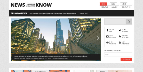 новостной портал отзывчивая тема wordpress
