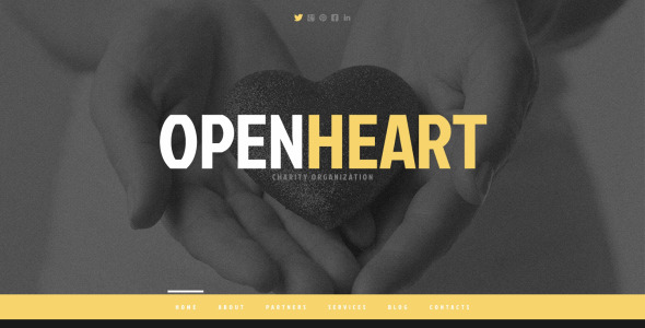 благотворительная отзывчивая тема wordpress