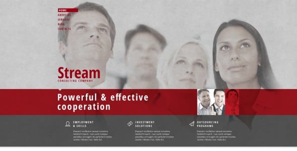 Консалтинг отзывчивая тема wordpress