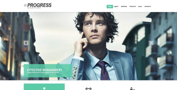 управляющая компания отзывчивая тема wordpress