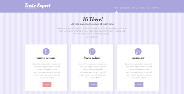 отзывы о ресторанах отзывчивая тема wordpress