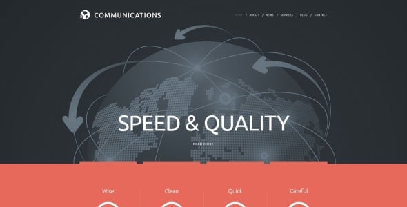 коммуникационный шаблон joomla