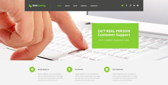 хостинг адаптивной темы wordpress