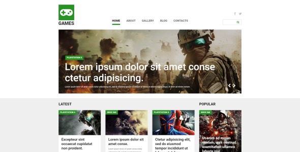 игры joomla шаблон
