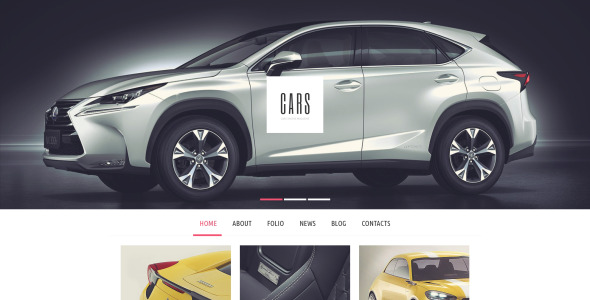 автомобильная страсть wordpress тема
