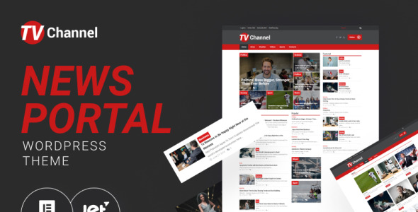 новостной портал modern wordpress elementor theme