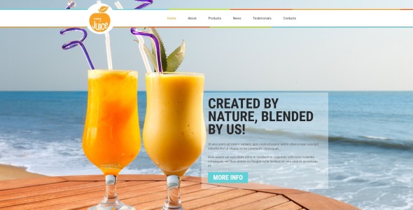 food &amp; drink отзывчивый шаблон joomla