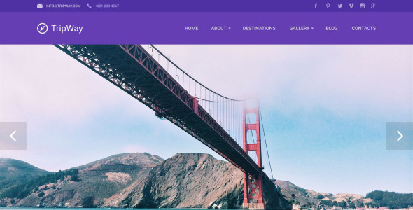 отзывчивая тема wordpress туристического агентства