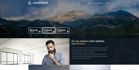 Тема wordpress 6-го континента
