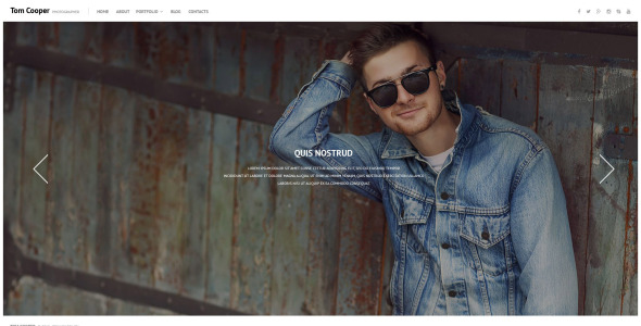 онлайн портфолио wordpress тема